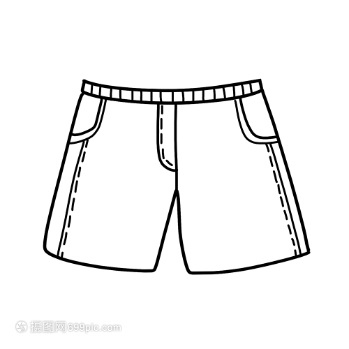 短褲速寫 初學者的衣服結構練習指南